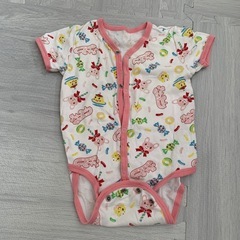 前開きロンパース肌着 70cm　3着セットの画像