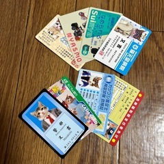なめ猫カード8枚の画像