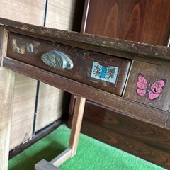 アンティーク　学習デスクの画像
