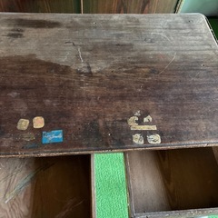 アンティーク　学習デスクの画像
