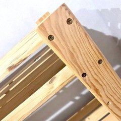 【無料】木製ラック(段調節可能)【〜11/26】 の画像