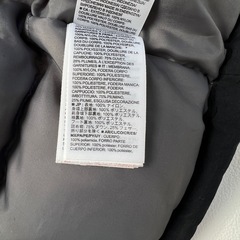 美品　100cm　GAP 黒 ダウンコート ファー付きの画像