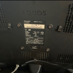 SHARP 液晶カラーテレビ　LC-26V5の画像