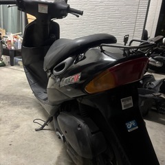 スズキ　レッツ2 実働　ブラック　バッテリー新品　タイヤ前後溝あり　大阪よりの画像