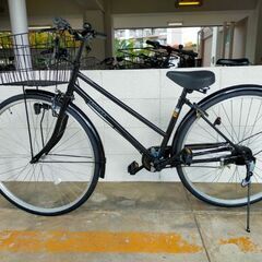 新品！27インチ自転車　黒の画像