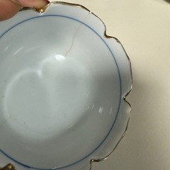 【有田焼】古陶窯 清秀造 豆鉢 小皿 各5客セット 金彩 和食器 昭和 レトロの画像