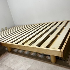 セミダブル　すのこベッドの画像