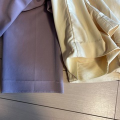 レディース　パンツ２本👖裾ほつれ直せる方へ差し上げますの画像