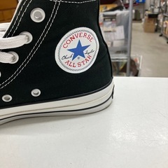 A2511-428 CONVERSE ALL STAR ブラック ハイカット サイズ24cm 中古美品の画像