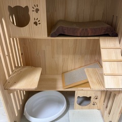 ペットケージ 猫ケージ キャットケージの画像