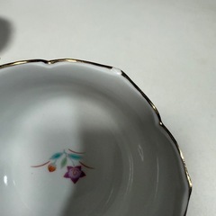 【有田焼】西山窯 小鉢 小皿 各5客セット 花柄 金彩の画像