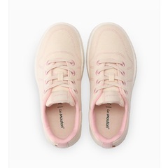 【新品未使用】① メイト 軽い メリノ ウール ストライプ ロゴ レースアップ ローカットスニーカーの画像