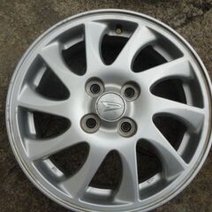 中古アルミホイール　ダイハツ　タント純正　15×4.5J　100　4H　+45　1台分4本セットの画像