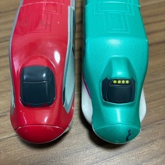 水陸両用トレイン　はやぶさとこまちのセット　お風呂おもちゃの画像