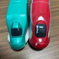 水陸両用トレイン　はやぶさとこまちのセット　お風呂おもちゃの画像