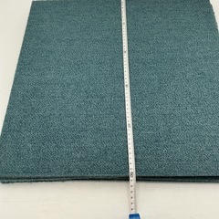 終了タイルカーペット 50×50cm  6枚 裏面ゴム 　ブルー系の画像