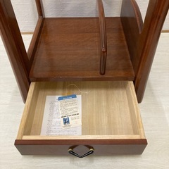 サイドテーブル　収納の画像