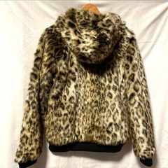 ankoROCK アンコロック 豹柄 アニマル柄 クファーパーカー レディースの画像
