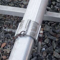 ALINCO 三脚脚立 アルミ脚立 KWA-300F アルインコ 最大使用質量100kg 最大使用高さ2m02cm 発送不可 直接取引限定 併売の画像