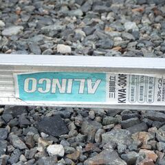 ALINCO 三脚脚立 アルミ脚立 KWA-300F アルインコ 最大使用質量100kg 最大使用高さ2m02cm 発送不可 直接取引限定 併売の画像