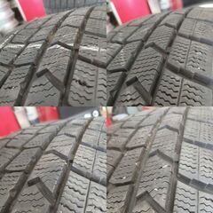 【バリ溝】185/65R15 WM02 2023年製＋LCZ 15インチ軽量ホイール 4本｜倉庫保管｜状態良好の画像