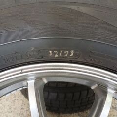 【バリ溝】185/65R15 WM02 2023年製＋LCZ 15インチ軽量ホイール 4本｜倉庫保管｜状態良好の画像