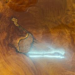 リサイクルショップどりーむ荒田店　No5353　テーブル　天然木の画像