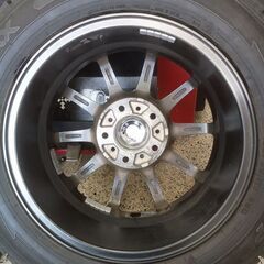 【バリ溝】185/65R15 WM02 2023年製＋LCZ 15インチ軽量ホイール 4本｜倉庫保管｜状態良好の画像