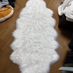 今月末まで　雲　ラグマットの画像