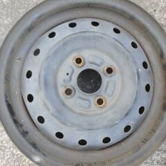中古スチールホイール　ダイハツ タント　14×4.5J　100　4H　+45　1台分4本セットの画像