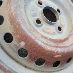 中古スチールホイール　ホンダ NBOX　14×4.5J　100　4H　+45　1台分4本セットの画像