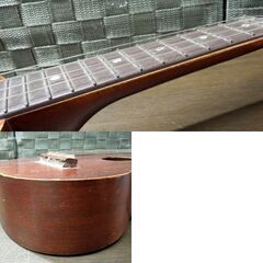 レトロ MORENA No.12 ウクレレ アンティーク 4弦 全長約52cm 楽器 オブジェ 札幌市 新道東店の画像