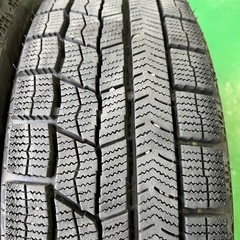 165/55R15 ナンカン冬タイヤ 2021年製造 9分山 4本の画像