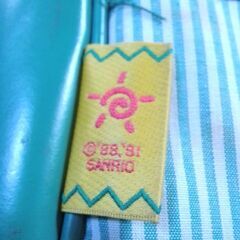 サンリオ　けろけろけろぴー　トートバック　年代物88.91年　旧ロゴ　経年保管品　の画像