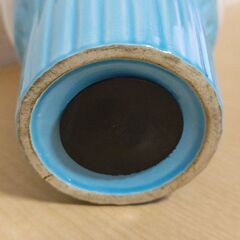 貯金箱　ソフトクリーム　水色　陶器　昭和　レトロ　メルヘンの画像