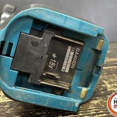 【久留米】【引き取り限定】【中古品】makita マキタ GA404DN ディスクグラインダ 100mm バッテリ(18V/6.0Ah/使用回数:81回)×1・充電器・ケース付の画像