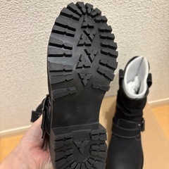 新品未使用ブーツ[ブラック Sサイズ]の画像
