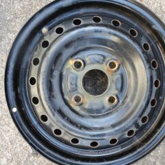 中古スチールホイール　スズキ ワゴンR　13×4.00B　100　4H　+45　1台分4本セットの画像