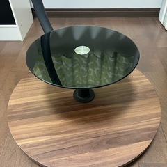 サイドテーブル　ガラスの画像