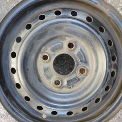 中古スチールホイール　スズキ ワゴンR　13×4.00B　100　4H　+45　1台分4本セット　②の画像