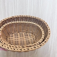 可愛いカゴたちの画像