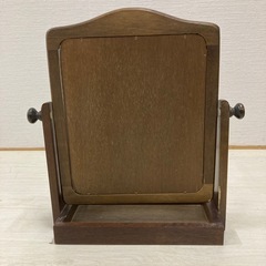 スタンドミラー　鏡　木製の画像