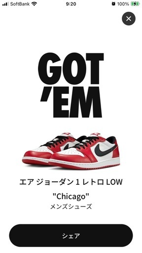 エアジョーダン1 Low 27.5