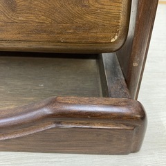 スタンドミラー　鏡　木製の画像