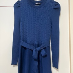 未使用品　ニットワンピース　長袖ワンピースの画像
