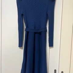 未使用品　ニットワンピース　長袖ワンピースの画像