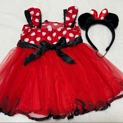 子供　ミニーちゃん　コスプレの画像