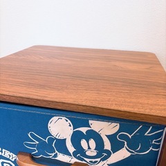 キャスター付きディズニー　収納ラック 4段の画像