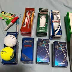 ゴルフボール未使用　32個 本間とスリクソンとボールのアライメント用のライン描き(誤球防止に)の画像