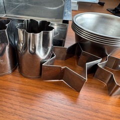 クッキー型、プリン型、ゼリー型の画像